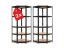 Polcrendszer 1800x900x400 mm sarokos lakkozott 5-polcos, teherbírás 875 kg - fekete - 2db