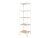 Regál 1800x400x400 mm lakovaný 5-policový, nosnost 875 kg - bílý