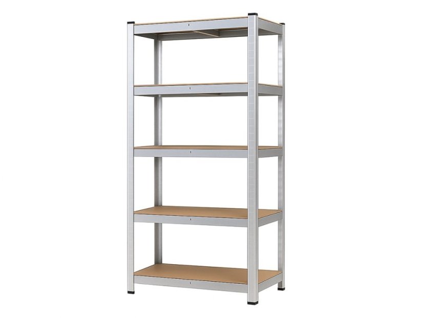 Regál 2000x600x400 mm zinkovaný 5-policový, nosnost 875 kg