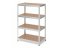 Regál 1500x700x300 mm zinkovaný 4-policový, nosnost 700 kg - 10ks