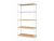 Regál 1830x900x300 mm lakovaný 5-policový, nosnost 875 kg, RIVET - bílý