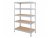 Regál 1830x900x500 mm zinkovaný 5-policový, nosnost 875 kg, RIVET