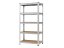 Regál 2000x600x400 mm zinkovaný 5-policový, nosnost 875 kg