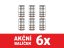 Regál 1800x900x400 mm rohový lakovaný 5-policový, nosnost 875 kg - černý - 6ks