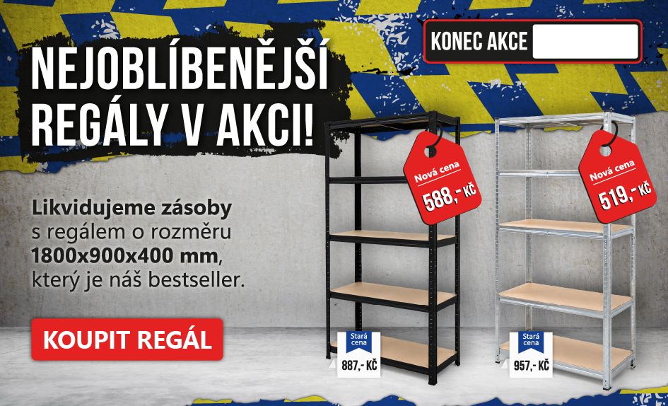 Nejoblíbenější regály v akci!