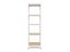 Regál 1800x400x400 mm lakovaný 5-policový, nosnosť 875 kg - biely