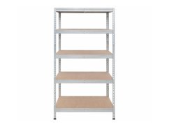 Regál 1830x900x300 mm zinkovaný 5-policový, nosnost 1000 kg, RIVET - 2ks