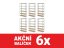 Regál 2400x1200x500 mm zinkovaný 6-policový, nosnost 1050 kg - 6ks