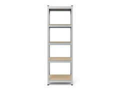 Regál 1800x400x400 mm zinkovaný 5-policový, nosnost 875 kg - 4ks