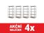 Regál 1800x900x400 mm zinkovaný 5-policový, nosnost 875 kg - 4ks