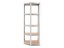 Regál 1800x900x400 mm rohový zinkovaný 5-policový, nosnost 875 kg