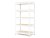 Regál 1800x900x400 mm lakovaný 5-policový, nosnost 875 kg - bílý