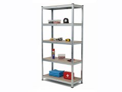 Regál 2000x1000x300 mm pozinkovaný 5-policový, nosnosť 875 kg
