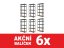 Regál 2000x1000x300 mm lakovaný 5-policový, nosnost 875 kg - černý - 6ks