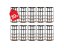 Regál 1800x900x400 mm rohový lakovaný 5-policový, nosnost 875 kg - černý - 10ks