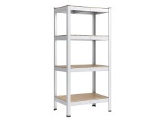 Regál 1500x700x300 mm zinkovaný 4-policový, nosnost 700 kg - 5ks