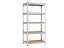 Regál 2000x600x400 mm zinkovaný 5-policový, nosnost 875 kg