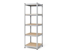 Regál 1800x400x400 mm zinkovaný 5-policový, nosnost 875 kg