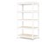 Regál 1800x900x400 mm lakovaný 5-policový, nosnost 875 kg - bílý