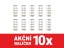 Regál 1800x400x400 mm zinkovaný 5-policový, nosnost 875 kg - 10ks