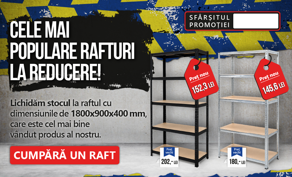 Cele mai populare rafturi la reducere! Cele mai populare rafturi la reducere!