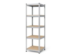 Regál 1800x400x400 mm zinkovaný 5-policový, nosnost 875 kg