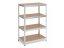 Regál 1500x700x300 mm zinkovaný 4-policový, nosnost 700 kg - 10ks