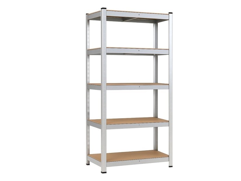 Regál 2000x600x400 mm zinkovaný 5-policový, nosnost 875 kg