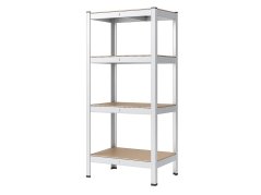 Regál 1500x700x300 mm zinkovaný 4-policový, nosnost 700 kg