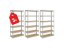Regál 2200x1000x400 mm zinkovaný 6-policový, nosnost 1050 kg - 3ks