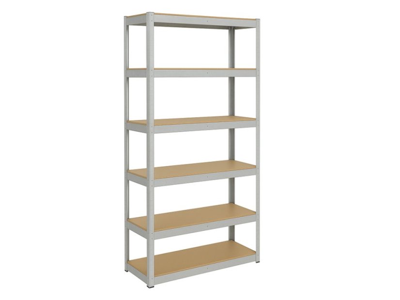 Regál 2200x1200x400 mm zinkovaný 6-policový, nosnost 1050 kg