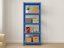 Regál 1800x900x400 mm lakovaný 5-policový, nosnost 875 kg - modrý