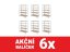 Regál 1830x900x400 mm zinkovaný 5-policový, nosnost 1000 kg, RIVET - 6ks