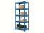 Regál 1800x900x400 mm lakovaný 5-policový, nosnost 875 kg - modrý