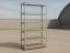 Regál 2200x1200x400 mm zinkovaný 6-policový, nosnost 1050 kg