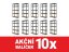 Regál 2000x900x500 mm lakovaný 5-policový, nosnost 875 kg - černý - 10ks