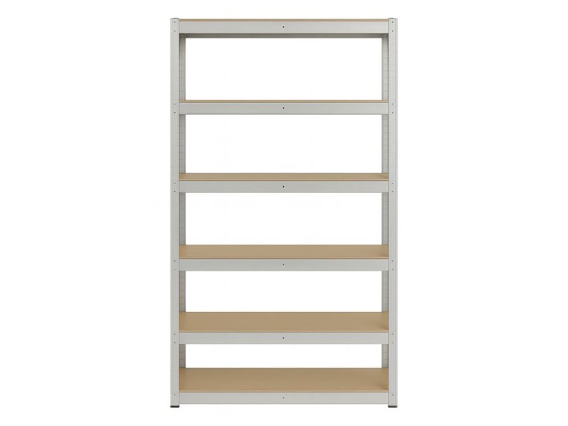 Regál 2200x900x600 mm zinkovaný 6-policový, nosnost 1050 kg