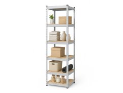Regál 1800x400x400 mm zinkovaný 5-policový, nosnost 875 kg