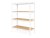 Regál 1500x700x300 mm lakovaný 4-policový, nosnost 700 kg - bílý