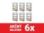 Regál 1600x800x400 mm lakovaný 5-policový, nosnosť 1000 kg, RIVET - čierny - 6ks