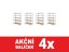 Regál 1830x700x300 mm zinkovaný 5-policový, nosnost 1000 kg, RIVET - 4ks