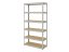 Regál 2200x900x600 mm zinkovaný 6-policový, nosnost 1050 kg
