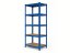 Regál 1800x900x400 mm lakovaný 5-policový, nosnost 875 kg - modrý