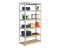 Regál 2200x1200x600 mm zinkovaný 6-policový, nosnost 1050 kg
