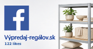 Výpredaj regálov na Facebooku