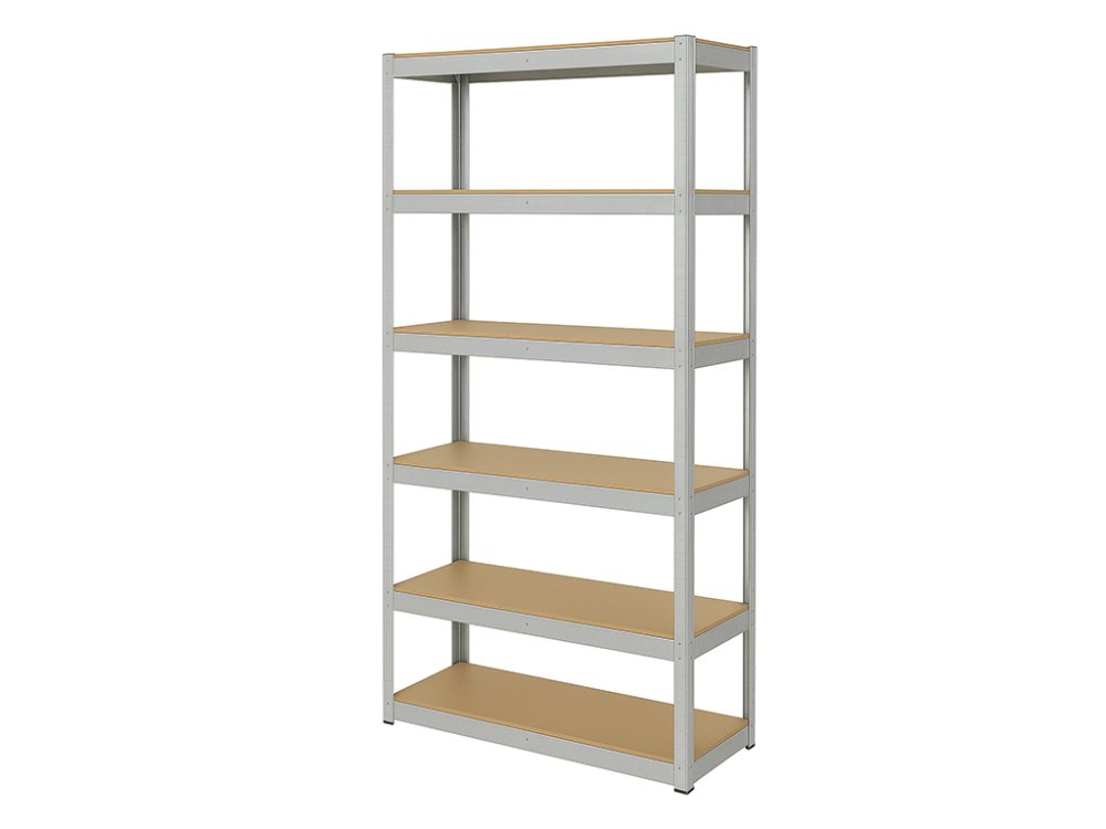 Regál 2400x900x400 mm zinkovaný 6-policový, nosnost 1050 kg